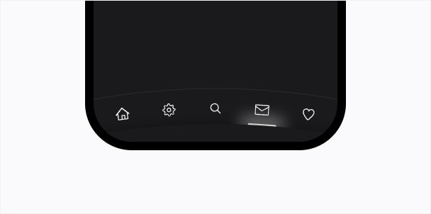 Curved Tab Bar