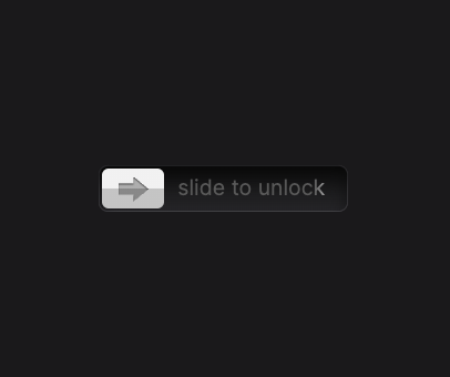 iOS Classic Slide to Unlock